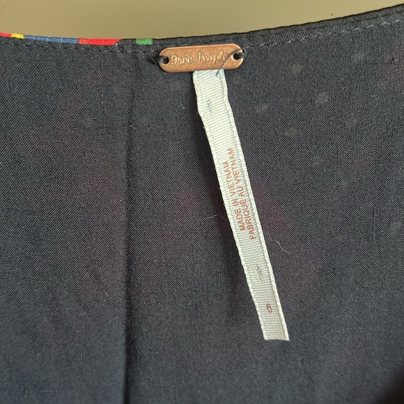 FREE PEOPLE - Morning Light Dress - Black/Red - Picture 4 of 7